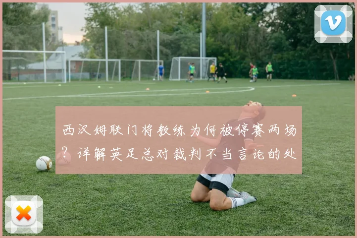 西汉姆联门将教练为何被停赛两场？详解英足总对裁判不当言论的处罚规则